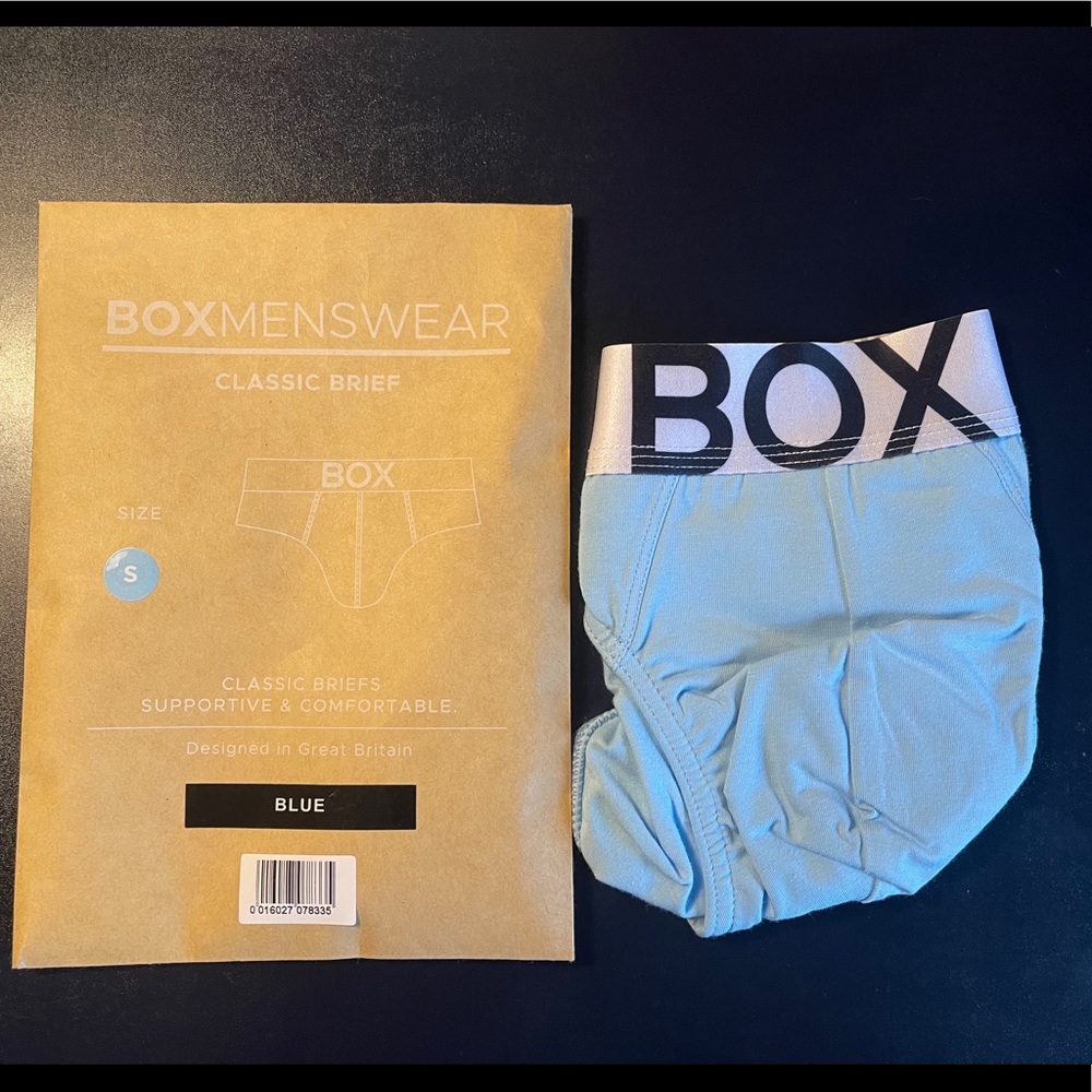 NWT BOX Menswear Blue Brief